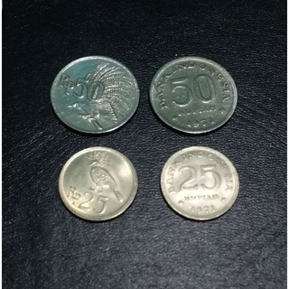 Uang Koin Kuno Lama 50 Rupiah Cendrawasih Tahun Campur Bekas Shopee Indonesia