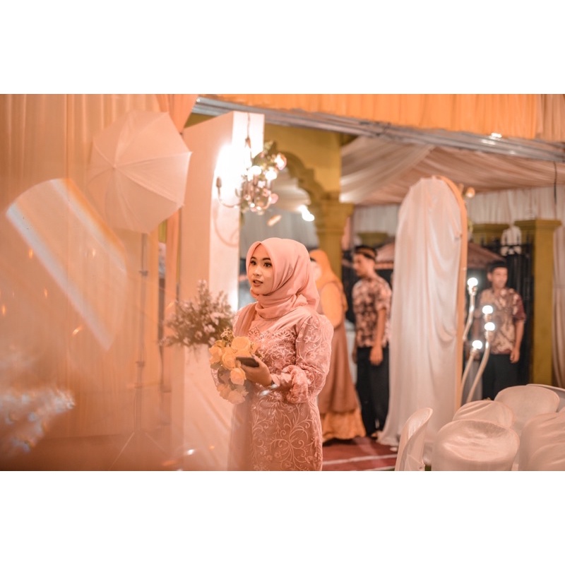 Baju kondangan/dress kondangan/gaun kondangan/baju bridesmaid/baju pink/dress pink/ dress murah/ dre