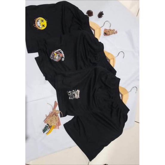 Celana Pendek Kolor Boxer Pria Polos Bahan Kaos Katun PE