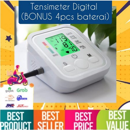 Tensi Meter Digital Alat Cek dan Ukur Tekanan Darah Otomatis