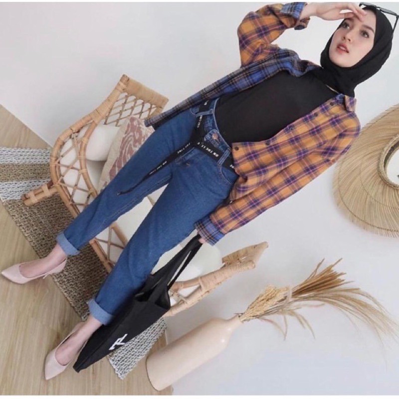 BOYFRIEND JEANS WANITA/ BOYFRIEND JEANS