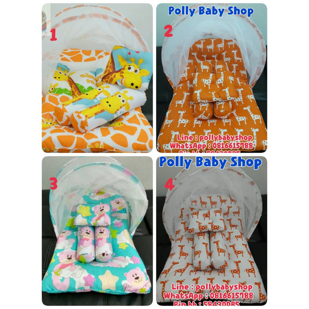 Kasur Lipat Kelambu Bess / Kasur Bayi / Tempat Tidur Bayi ...