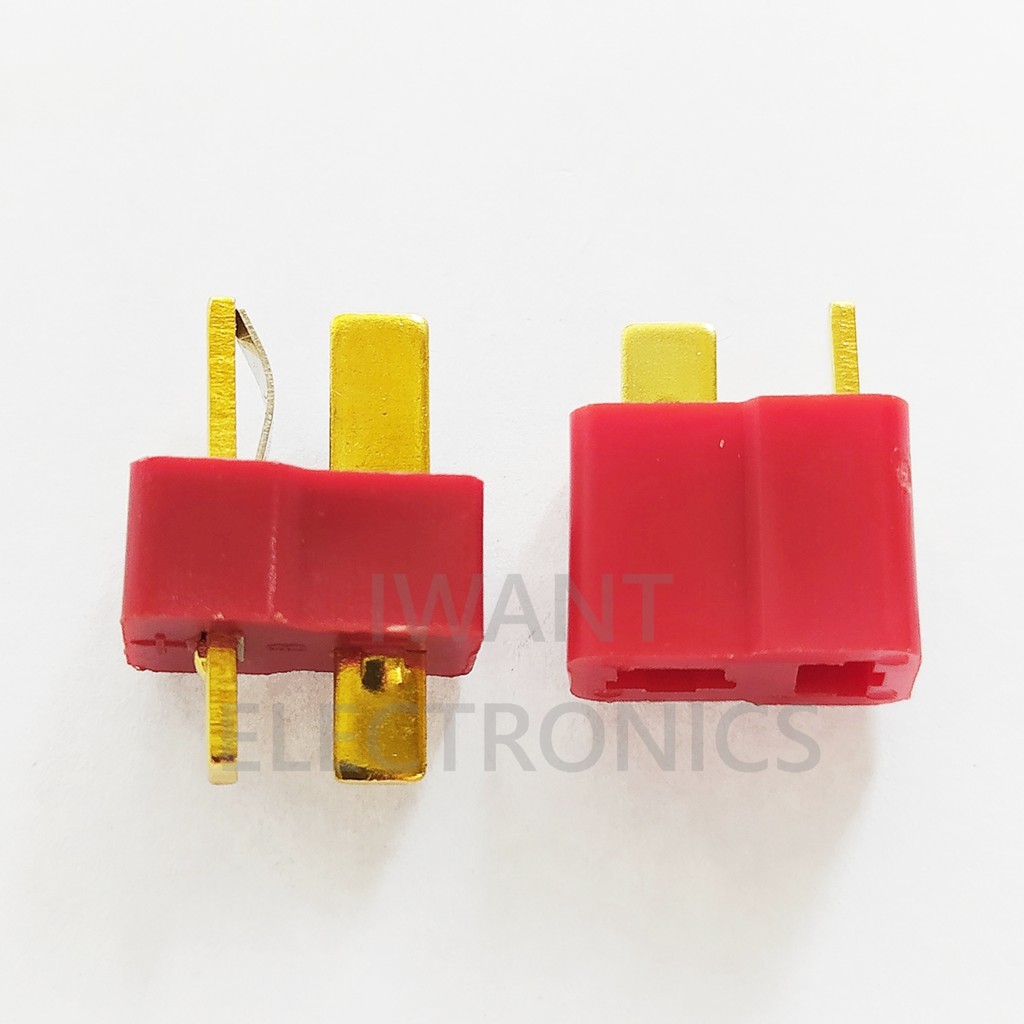 CONNECTOR T PLUG BATTERY MALE FEMALE
