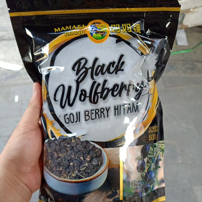 

[Herbal] 500gr Black Wolfberry Premium / Kici Hitam / Gojiberry Hitam Import / goji berry