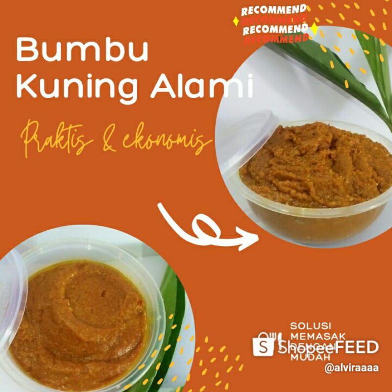 

BUMBU KUNING ALAMI, PRAKTIS SERBAGUNA, BUMBU INSTAN SIAP PAKAI