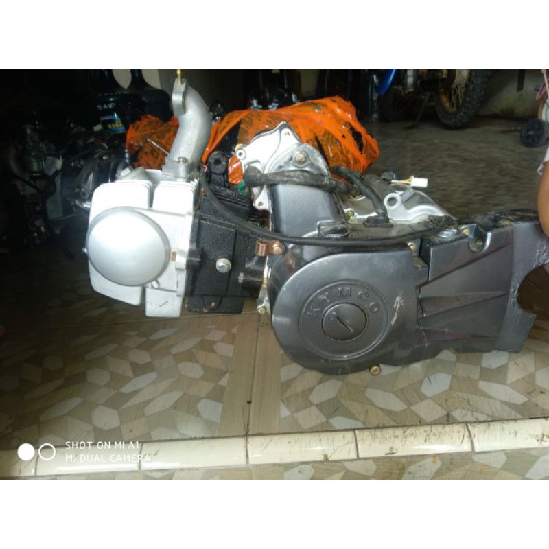 mesin kymco 125cc blok piston model grand pnp c70 grand dan supra 100