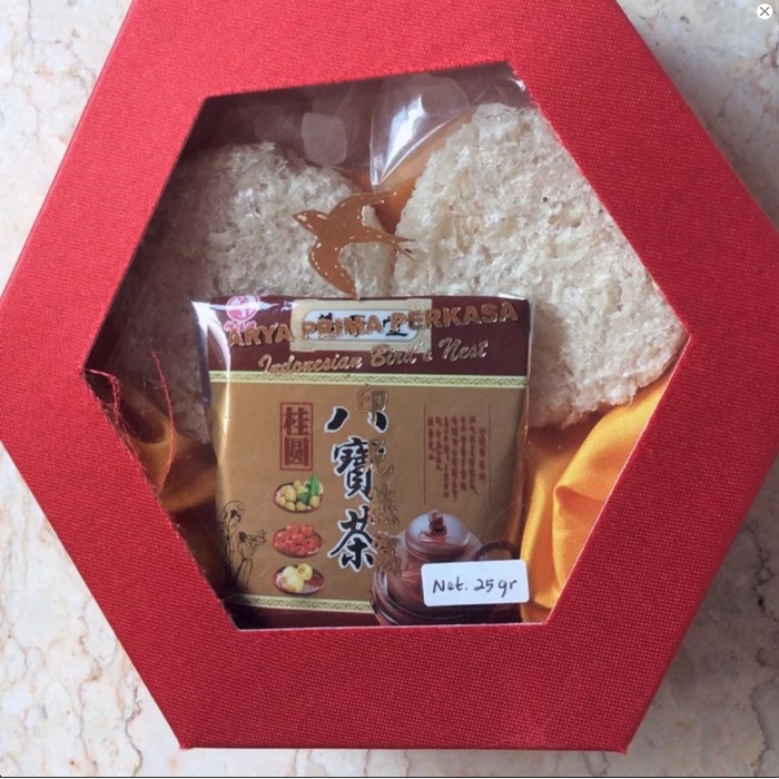 

Sarang Burung Walet 25 Gram + Rock Sugar + Dried Longan