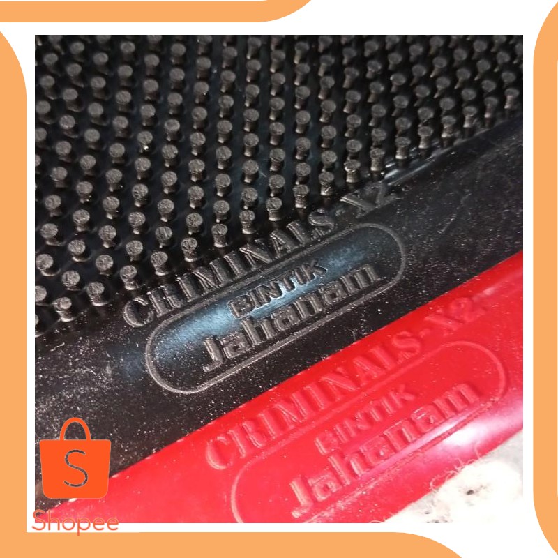 Promo parts KARET BINTIK JAHANAM CRIMINAL X2 PINGPONG TENIS MEJA JAHAT GOYAN Diskon