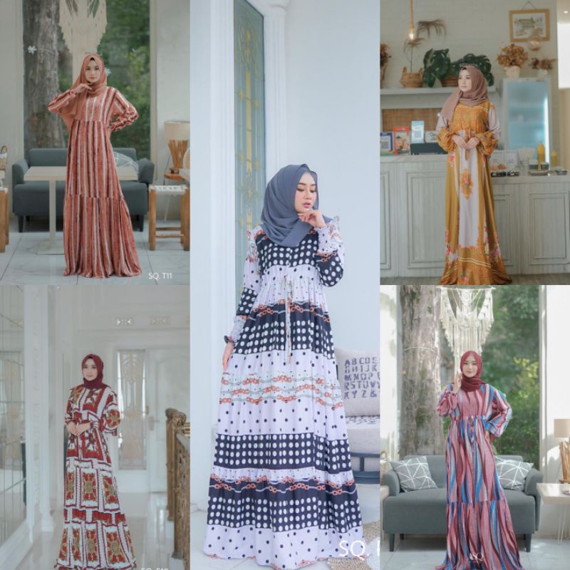 HOME DRESS 4122 FENOMENAL ORI BY ASQ ASYIQA / GAMIS SULTAN / ASQ ASYIQA / GAMIS MURAH