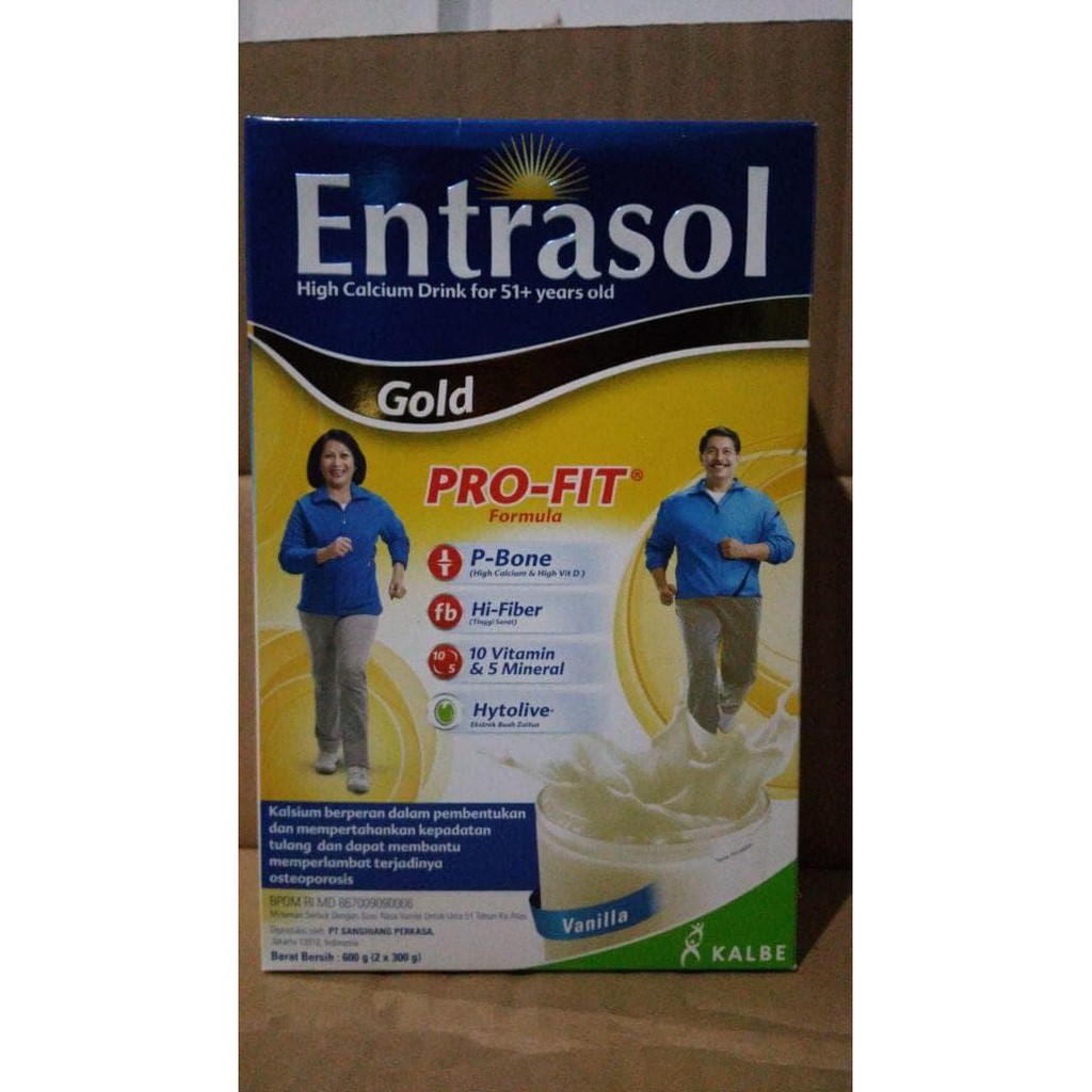

ENTRASOL GOLD VANILLA 600 GR ORIGINAL