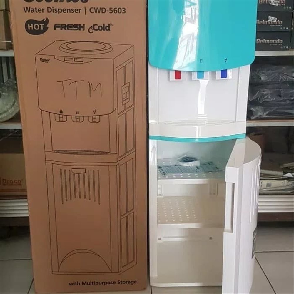 Dispenser Galon Atas 3 Kran COSMOS CWD-5603 Panas Dingin ...