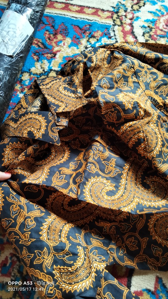 Baju Batik Pria Gus Azmi Syubbanul Muslimin Batik Katun Halus Hadroh Azzahir Santri Muslim, Moderen
