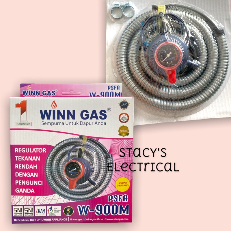 SELANG PAKET WINN + REGULATOR W900 METER PSFR