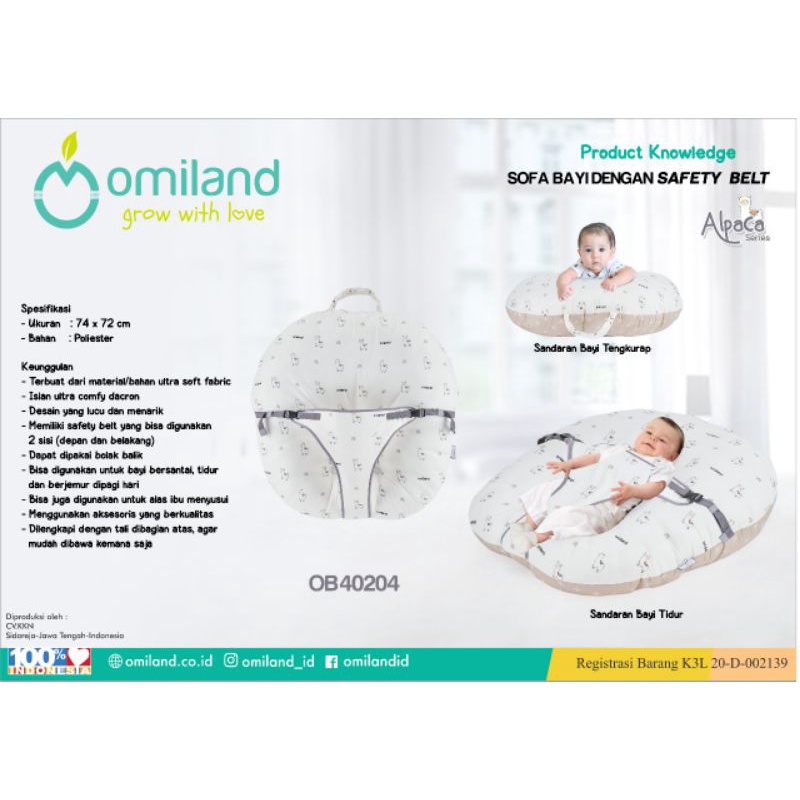 Omiland sofa bayi sloth series