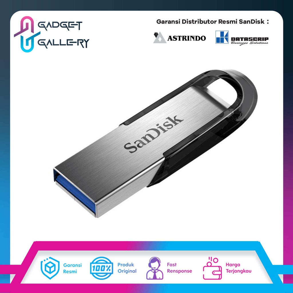 USB 3.0 SanDisk ULTRA FLAIR Flash Memory Pen Drive Stick 16GB 32GB 64GB