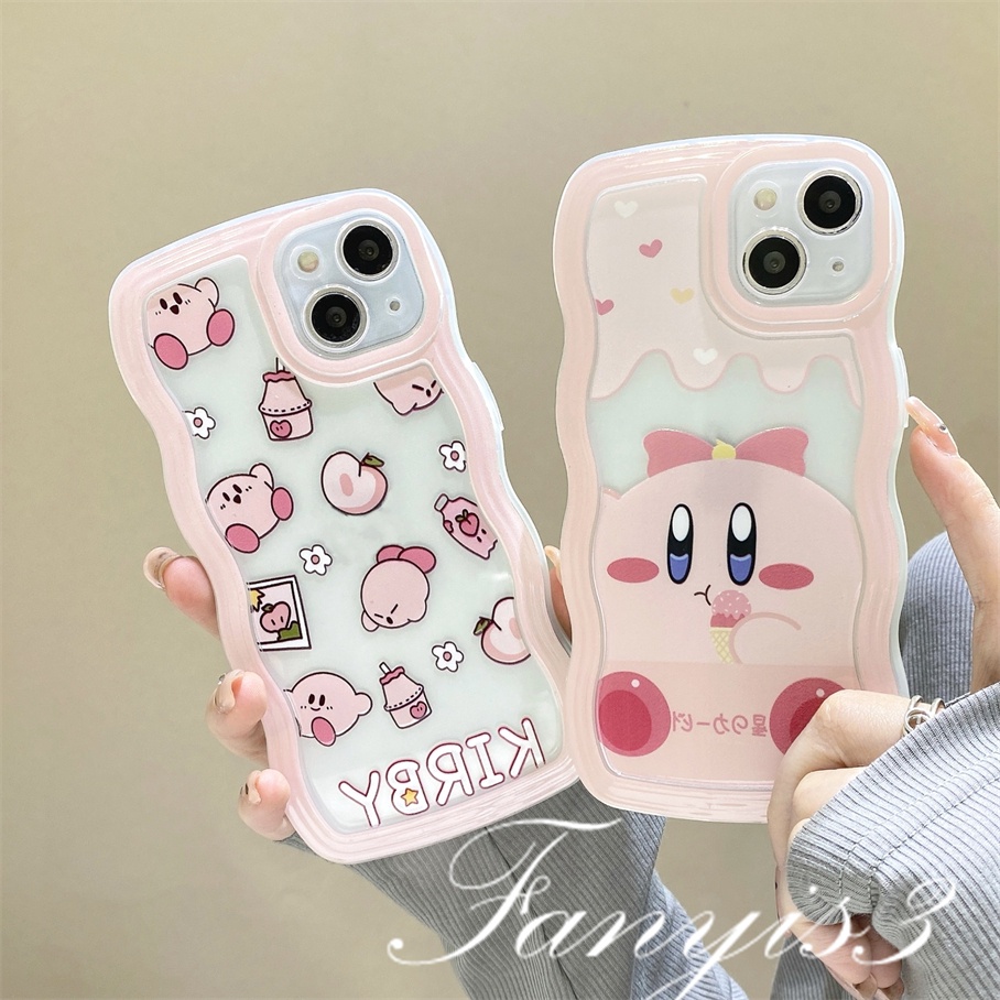 Redmi 12C A1 10C 10A 10 9 9A 9C 9T Note 11 Pro+ 11s 11 10s 10 9s 9 8 Pro Xiaomi Poco X4Pro X3 Pro X3NFC M4 F3 Mi 11 Lite 10TPro Cartoon Cute Pig Wavy Edge Phone Case Clear TPU Soft Cover