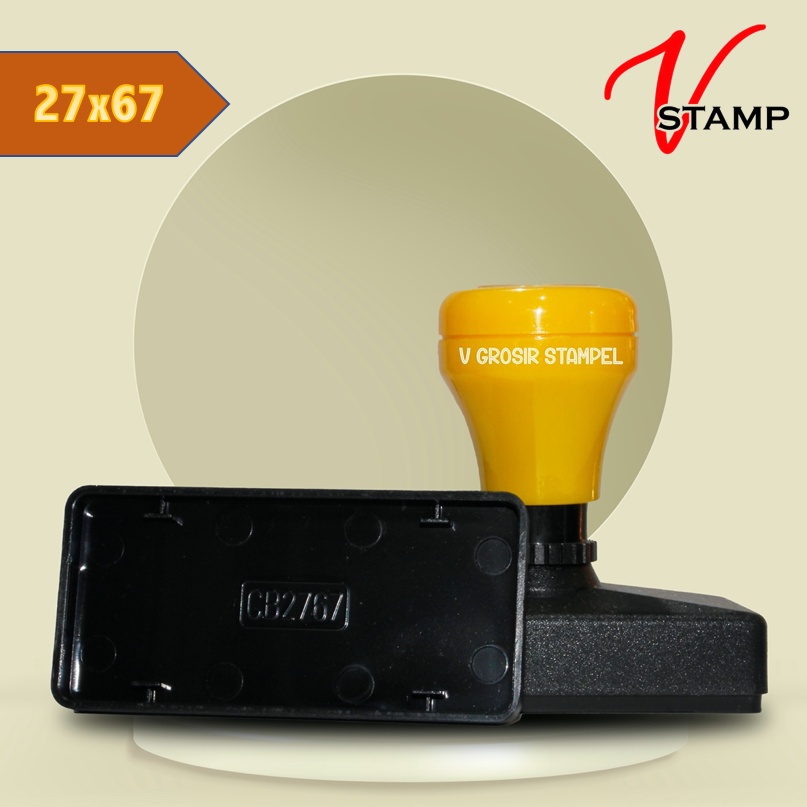 

Gagang Stempel Warna 2767 mm/ Grosir Bahan Stempel Flash CB 2,7 x 6,7 cm / Gagang Stempel Panjang Otomatis CB 2767