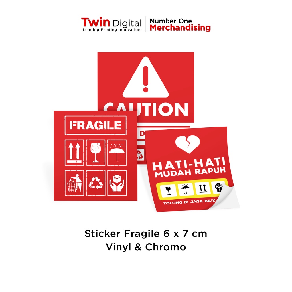 

Twindigital Stiker Fragile Cetak Stiker Label Pengiriman Fragile - Stiker Label Fragile