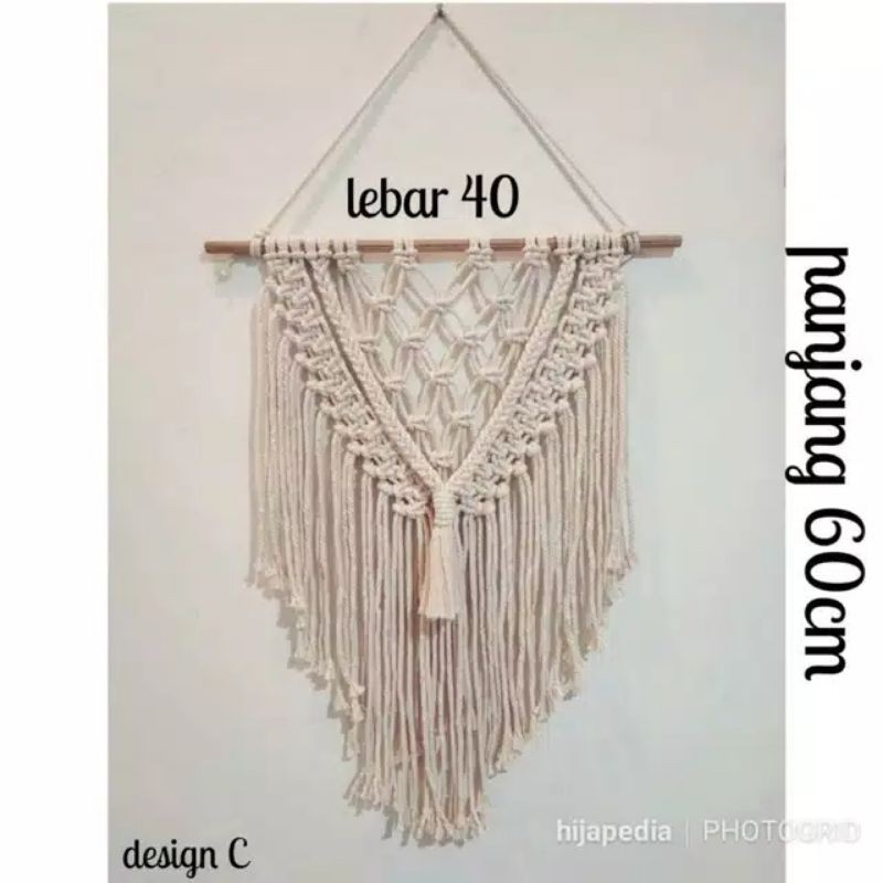 HIASAN DINDING TALI AESTHETIC