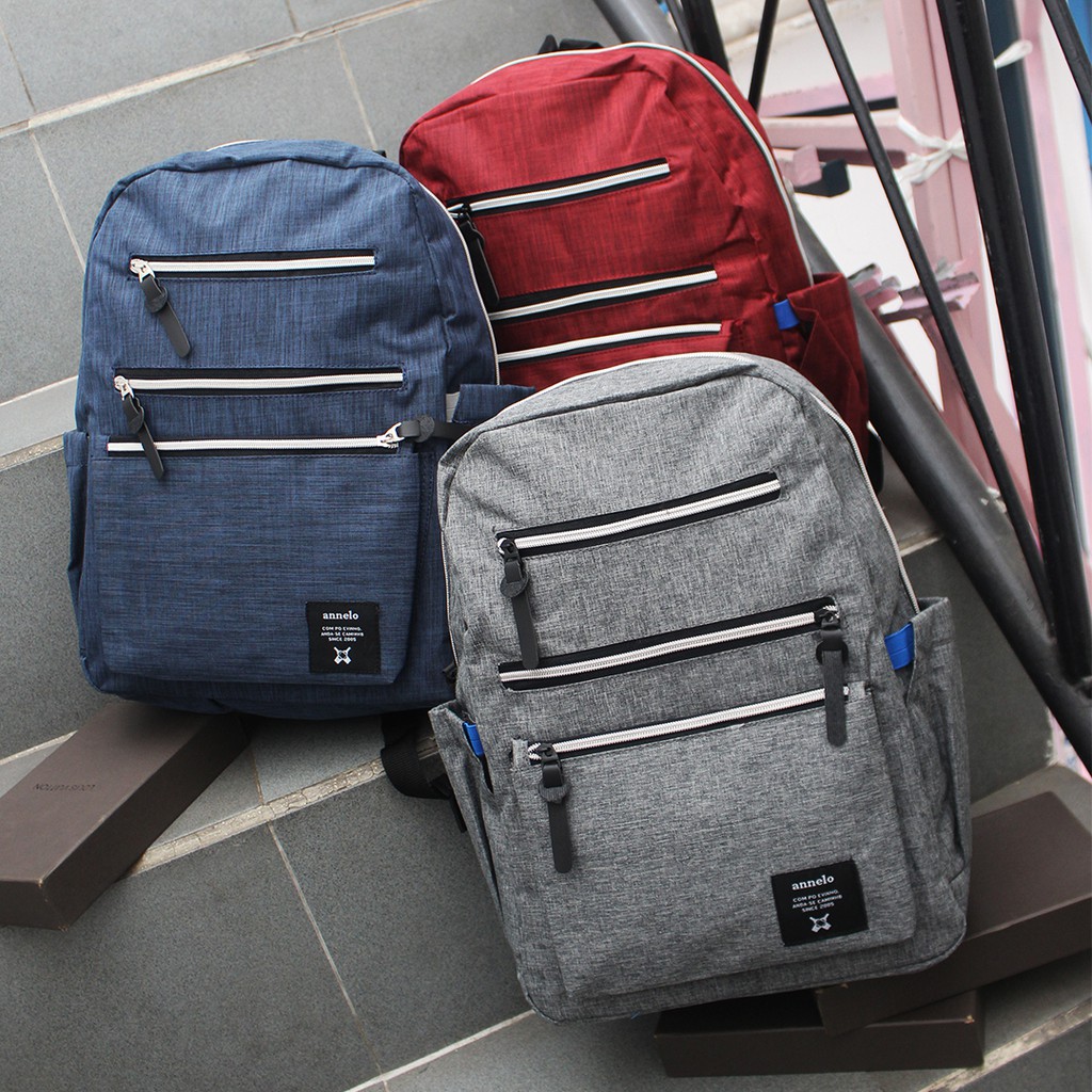 Tas Ransel Pria Wanita Tas Punggung Unisex Ransel Sekolah Ransel Kuliah Kerja Ransel Anello Murah