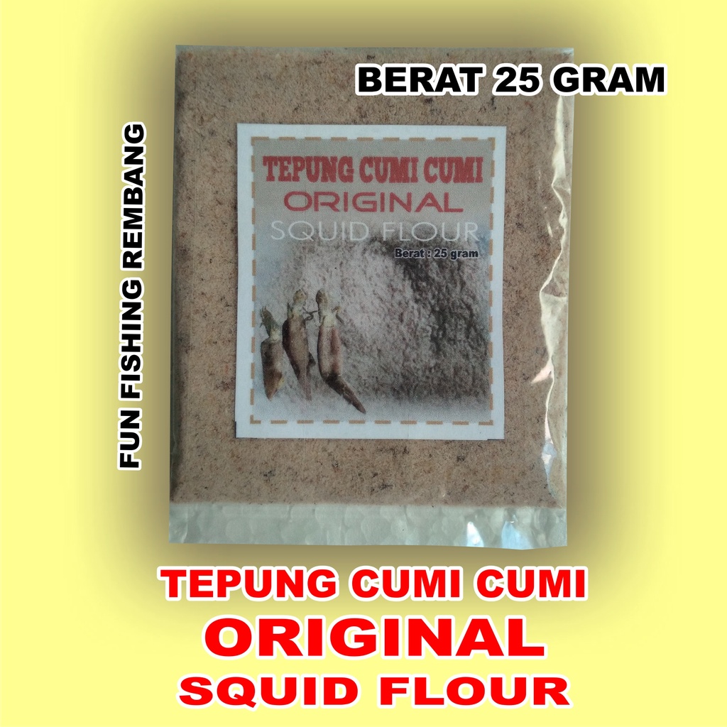 

TEPUNG CUMI CUMI ORIGINAL 25 GRAM