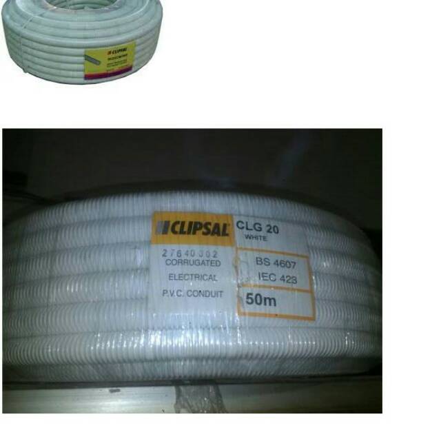 Flexible Conduit PVC 25mm merk Clipsal