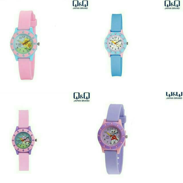 JAM TANGAN WANITA ANAK ANALOG JAMTANGAN QQ QNQ Q&Q ORIGINAL WATER RESIST TAHAN AIR
