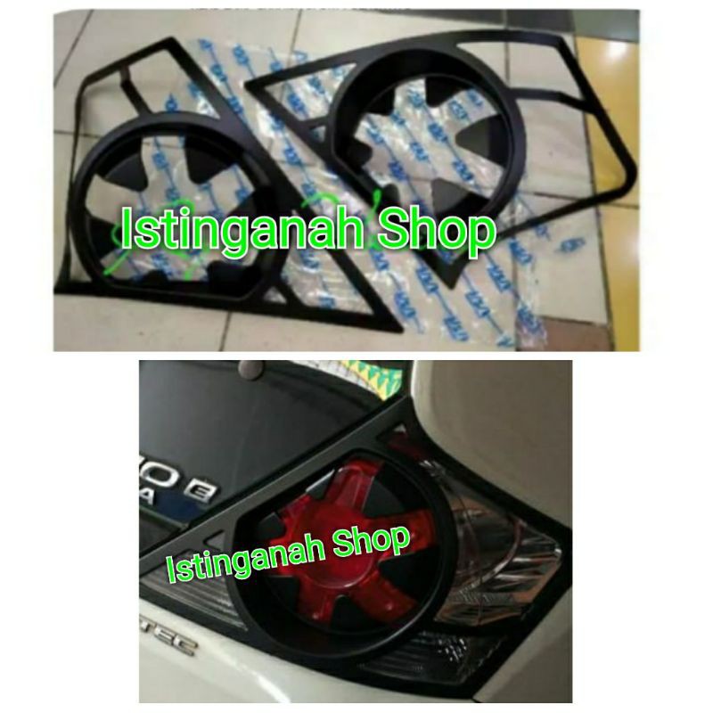 Garnis Lampu Belakang Honda Brio Hitam