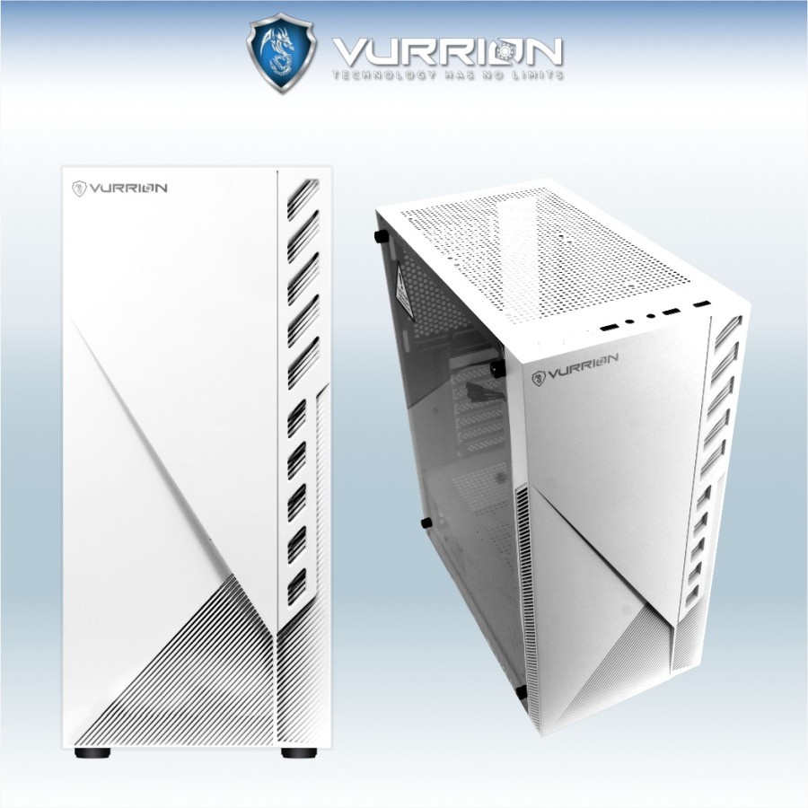 CASING GAMING VURRION VINCERO WHITE