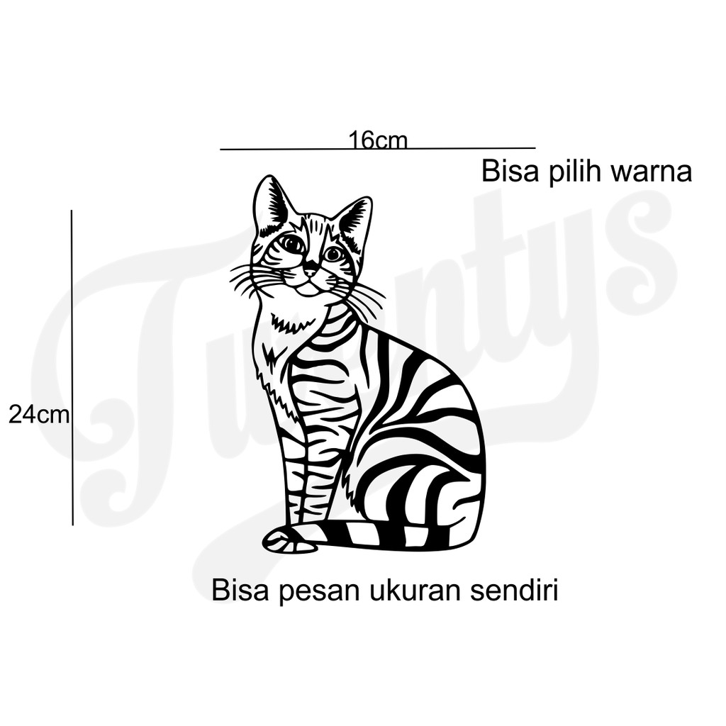 

STIKER KUCING LUCU STICKER CUTTING BISA DITEMPEL DIMANAPUN