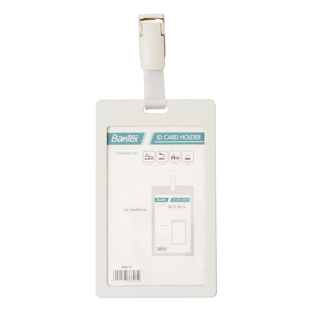 

Bantex ID Card Holder With Clip Portrait - Ref.8866