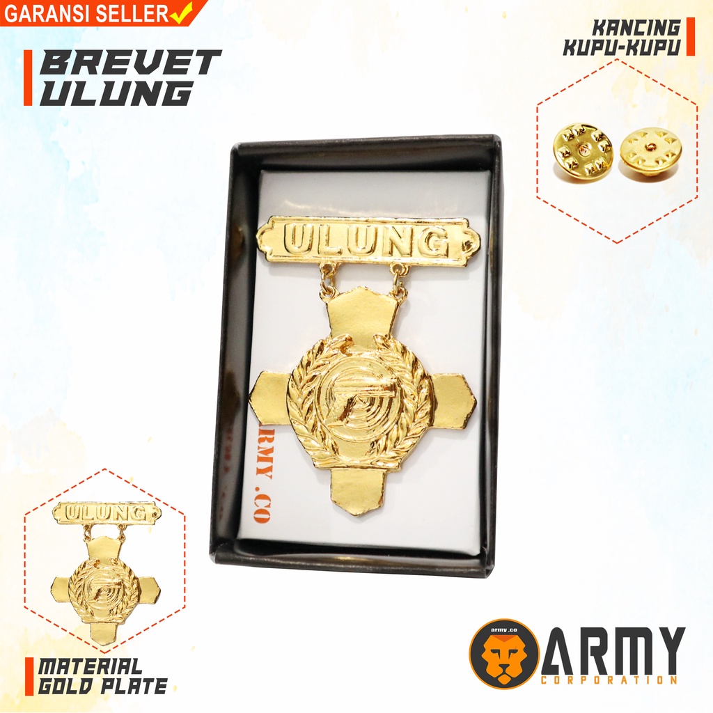 Brevet pin emblem ulung