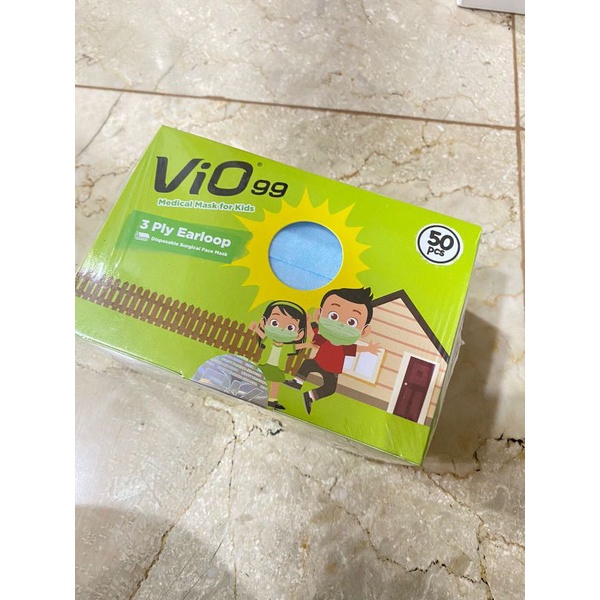 Vio Kids Mask - Masker Anak Vio 99 Masker Medis 3 Ply Lulus Bfe Pfe Vfe