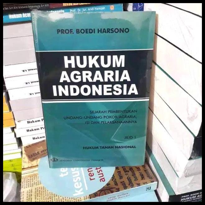 Buku Hukum Agraria Indonesia Jilid 1 By Budi Harsono | Caramel