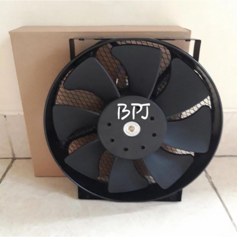 Motor Extra fan Extrafan Rangka Besi Kipas AC Mobil Kijang Panther Universal 10" 10 inch inci 12v 12 Volt