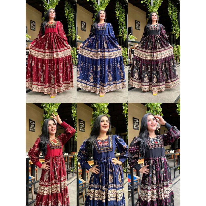 Gamis bordier india keong racun