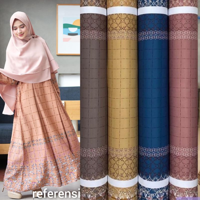 Kain Maxmara Lux Motif Katrina harga setengah meter