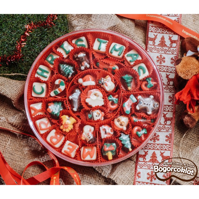 

Hadiah Coklat Natal Toples Merah