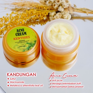 Image of thu nhỏ Acne Cream Krim Totol Kenthies Kosmetik Kulit Wajah Muka Berminyak Berjerawat Pasir Batu Nanah Bpom #2