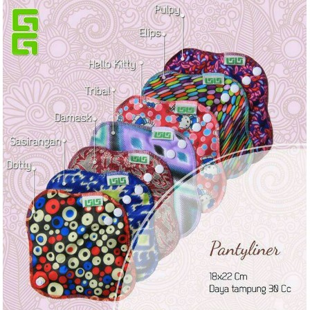 OBRAL Menstrual Pad Pantyliner GG Motiv