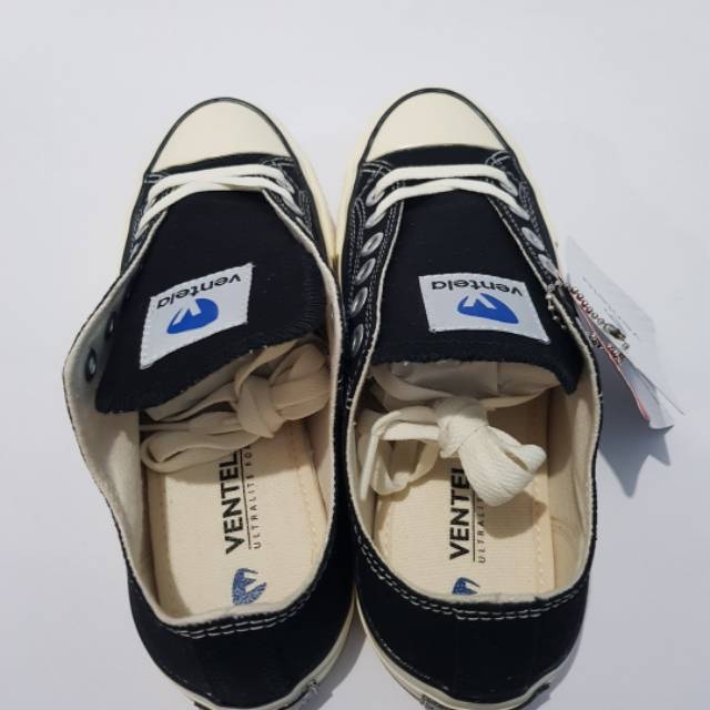 SEPATU VENTELA BLACK NATURAL LOW