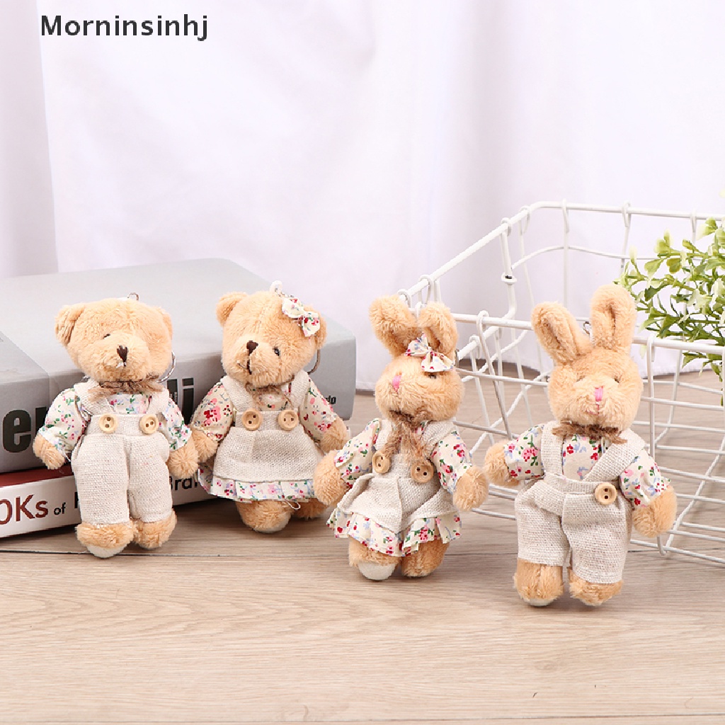 Mornin Gantungan Kunci Boneka Teddy Bear Bahan Plush