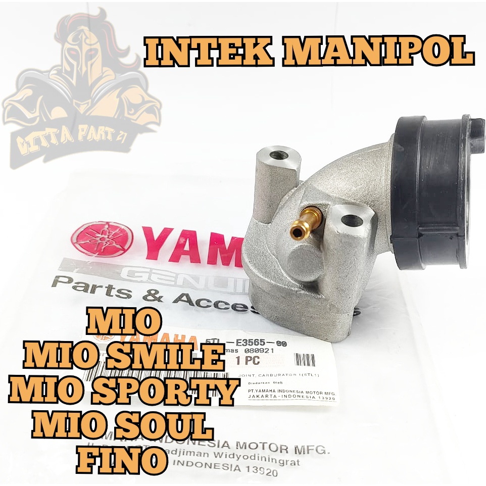 INTEK MANIPOL PE PWK NSR YAMAHA KUALITAS ORIGINAL YAMAHA MIO MIO SMILE MIO SPORTY MIO SOUL FINO MANIFOL MANIFOLD