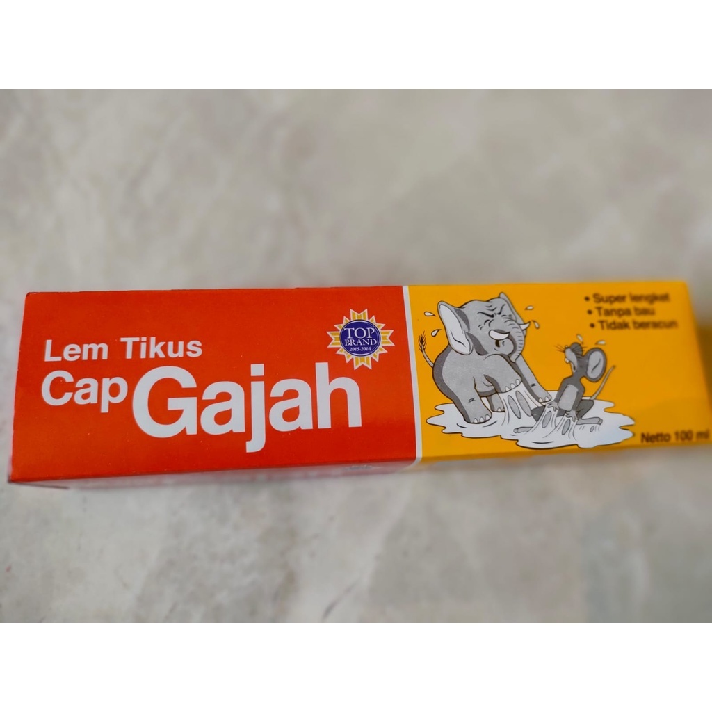 Lem Tikus Cap Gajah perangkap tikus Dijamin Lengket Rat Glue Trap