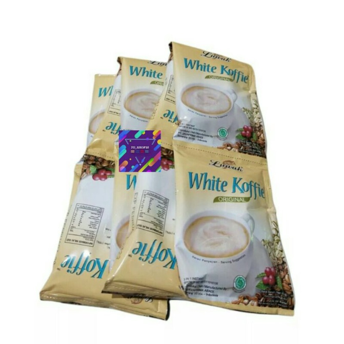 

Kopi LUWAK white Koffie,Coffee 3 in 1 instant 1 Renceng 10 sachet 20g original New