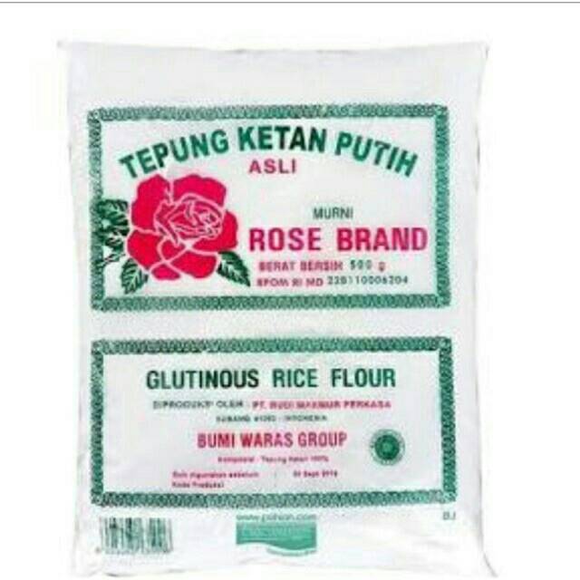 

Tepung ketan rose brand 500 gr