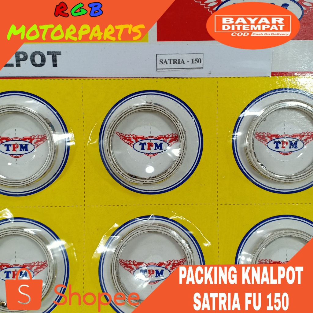 paking packing knalpot satria fu 150