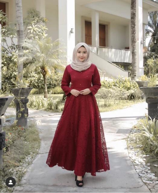 JC ZR Dress talita Guchika / Maxi Guchika / Maxi Wanita muslimah