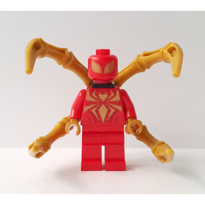 Lego Minifigure Super Heroes Iron Spider + Asesoris