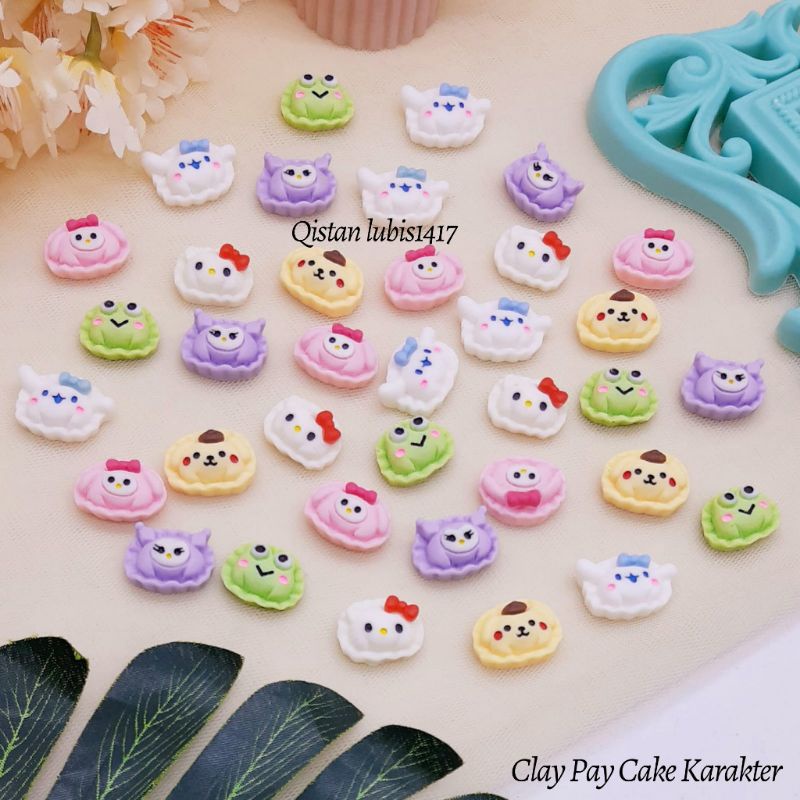 Clay Pay Cake Karakter|Clay Cake|Clay Sanrio|Clay Karakter|Resin